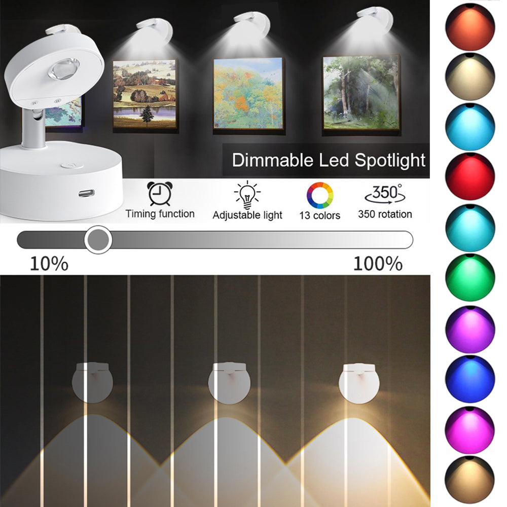 Wireless RGB Remote Control Spotlight for Accent Lighting and Decor view 6