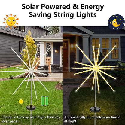 Solar Firework Meteor Lights for Garden Yard and Patio Decor view 6