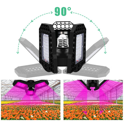 Waterproof Foldable LED Plant Grow Light Bulb for Indoor Plants view 9