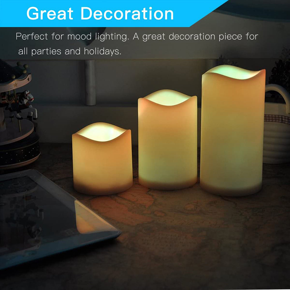 Flameless LED Candles Light for Home Table Mantel and Party Decor view 6