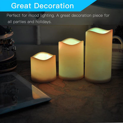 Flameless LED Candles Light for Home Table Mantel and Party Decor view 6
