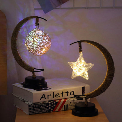 Glass Ball LED Night Light Lamp for Bedroom Hallway and Bathroom view 6