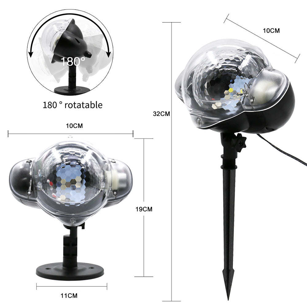 Waterproof LED Dynamic Moving Snowing Projector Light for Room Decor view 5