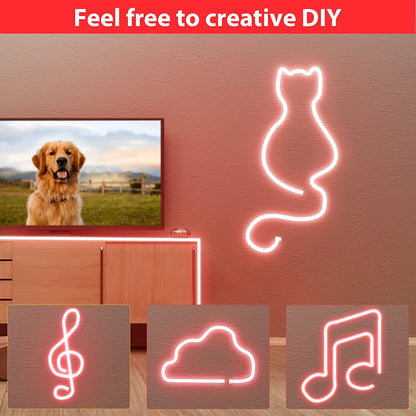Waterproof Touch Switch Dimmable LED Neon Strip Light for Room Decor view 7