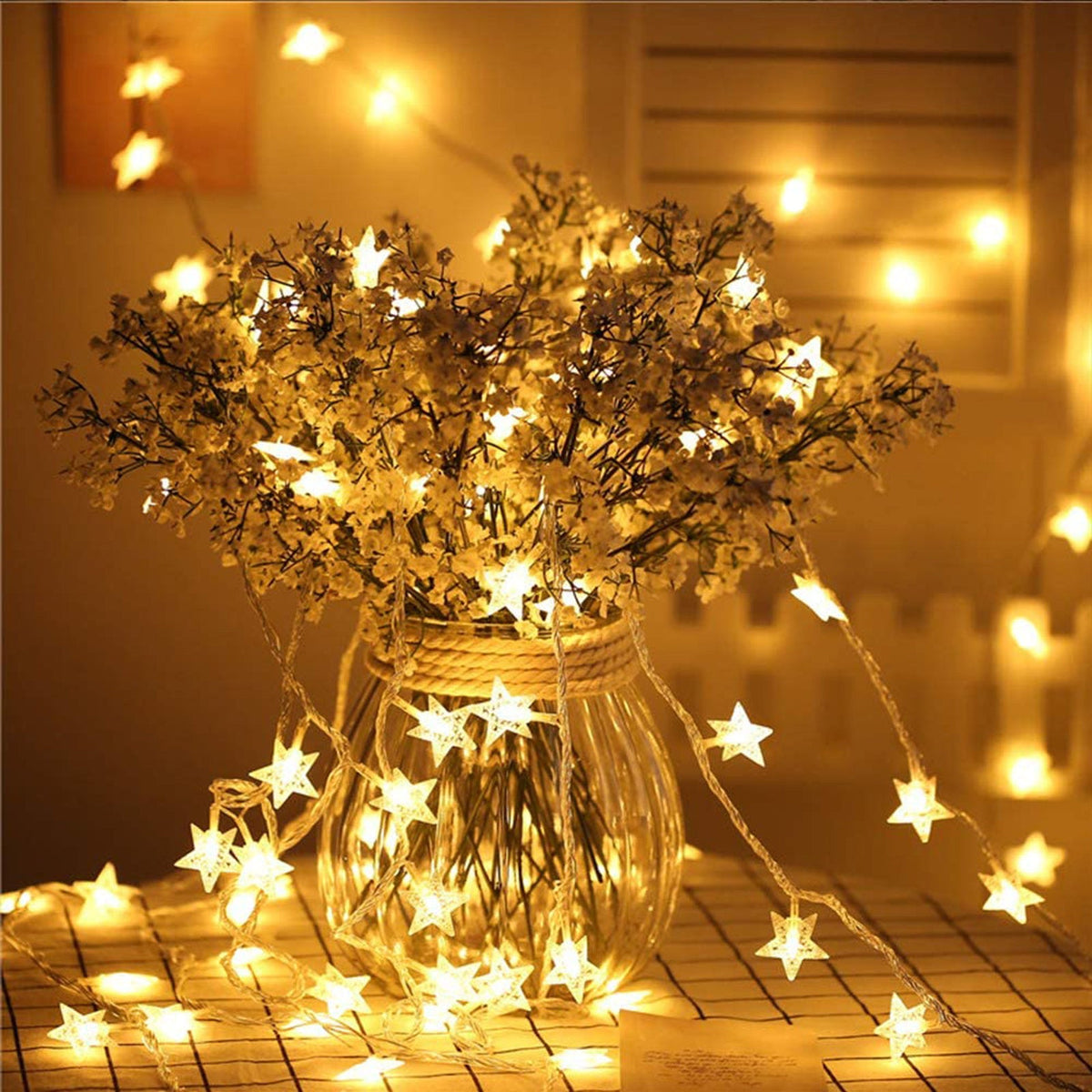 LED Star String Lights 8 Modes 3M to 6M for Bedroom and Party Decor view 6