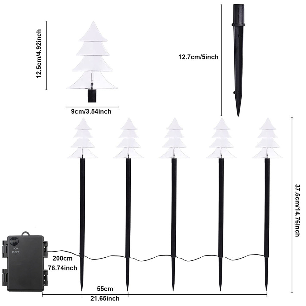 Waterproof Christmas Pathway Lights for Holiday Home and Party Decor view 9