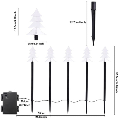 Waterproof Christmas Pathway Lights for Holiday Home and Party Decor view 9