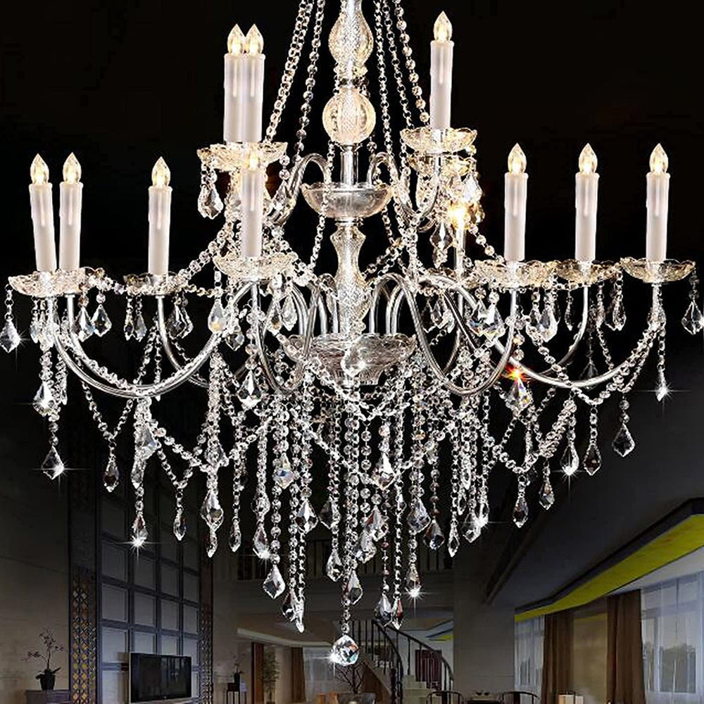 Flameless Taper LED Candles for Home Table Mantel and Party Decor view 8