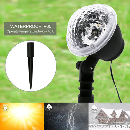 Waterproof Projector Lights with RF Remote Control Moving Patterns view 5
