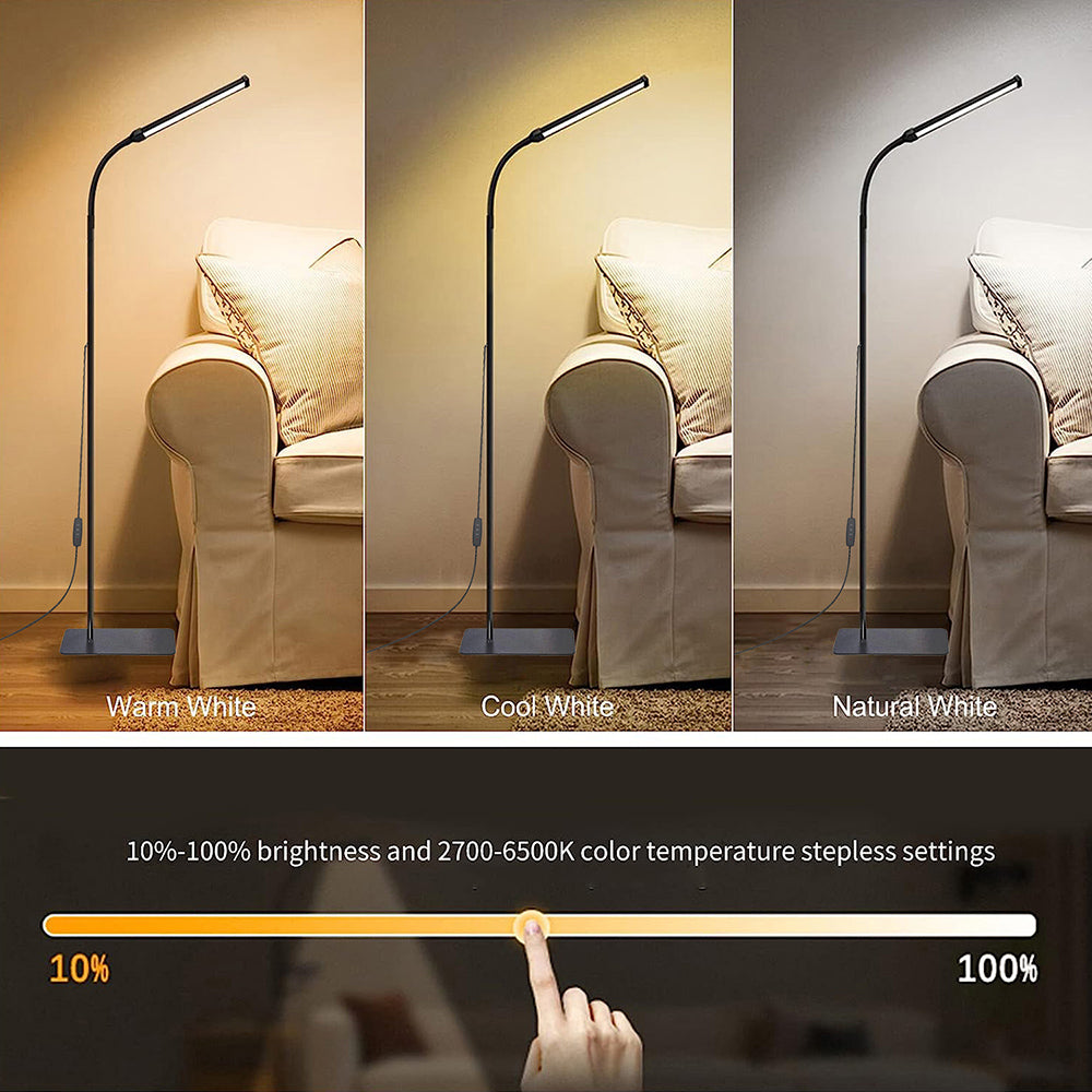 LED Floor Lamp Color Temperature Adjustable 10 Levels for Living Room view 8