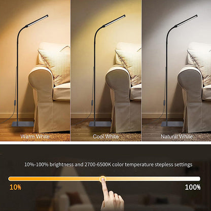 LED Floor Lamp Color Temperature Adjustable 10 Levels for Living Room view 8