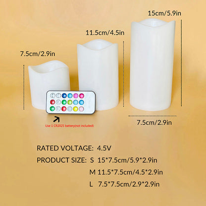 Flameless LED Candles Light for Home Table Mantel and Party Decor view 10
