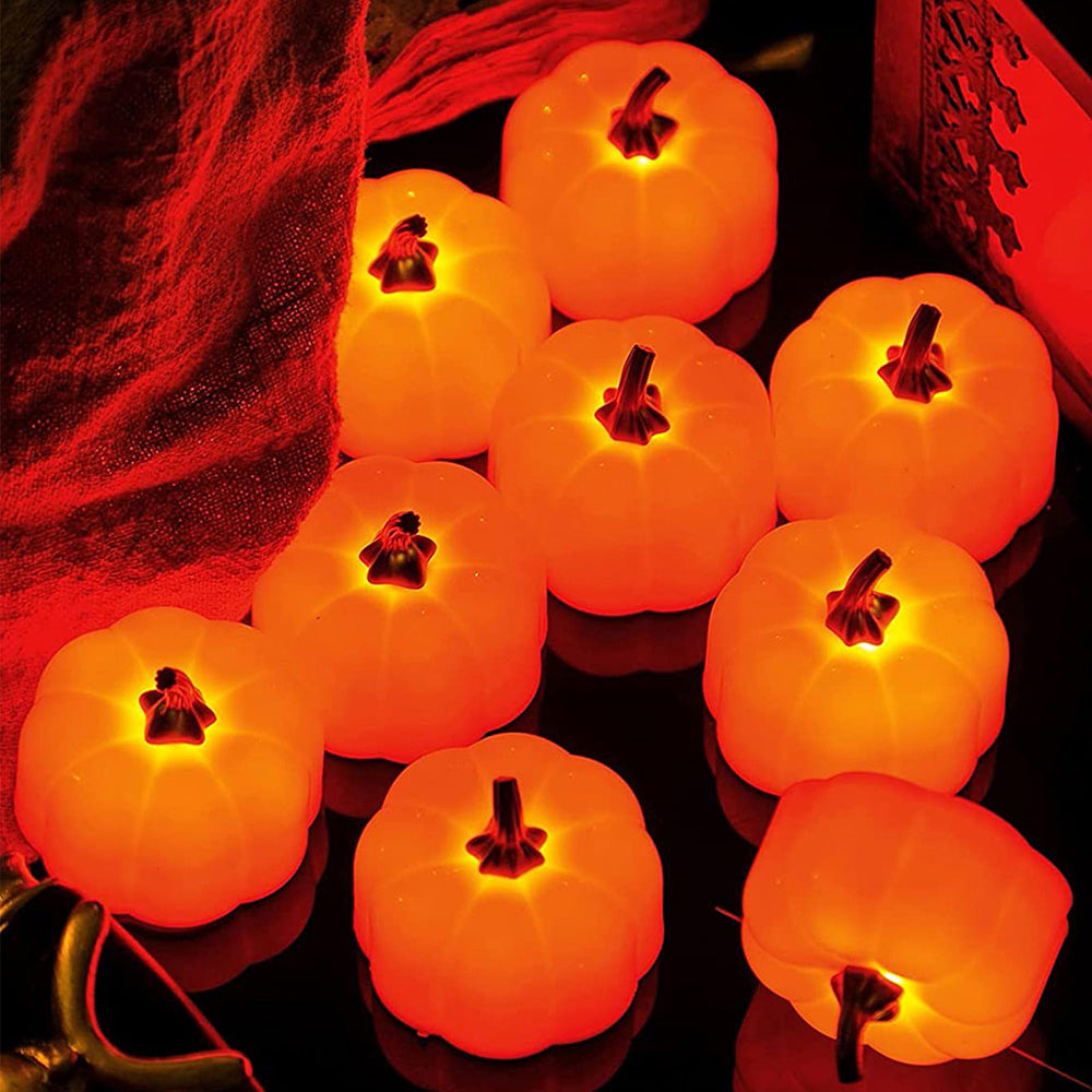 LED Pumpkin Lights Jack O Lantern for Halloween Home and Porch Decor view 7