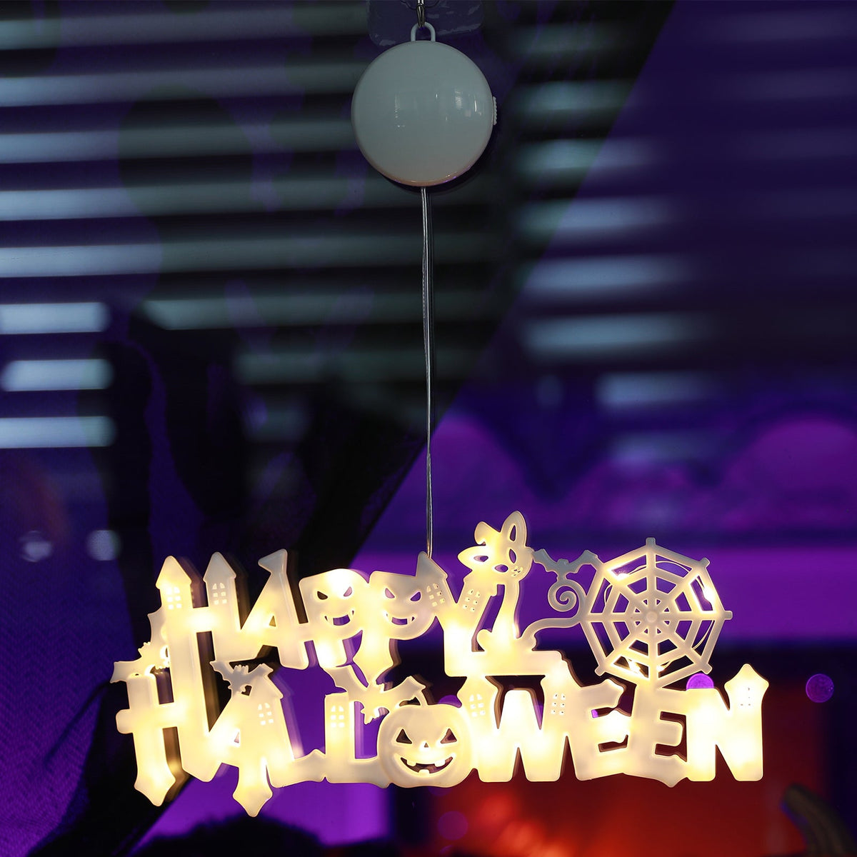 Halloween Light up Window Decoration for Holiday Home and Party Decor view 7