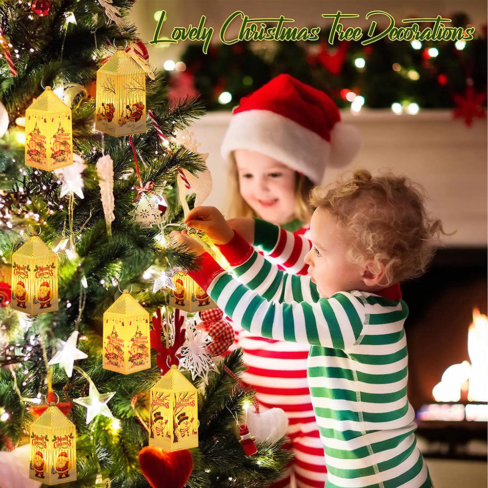Christmas Portable Mini Hanging Lanterns for Home and Garden Decor view 6