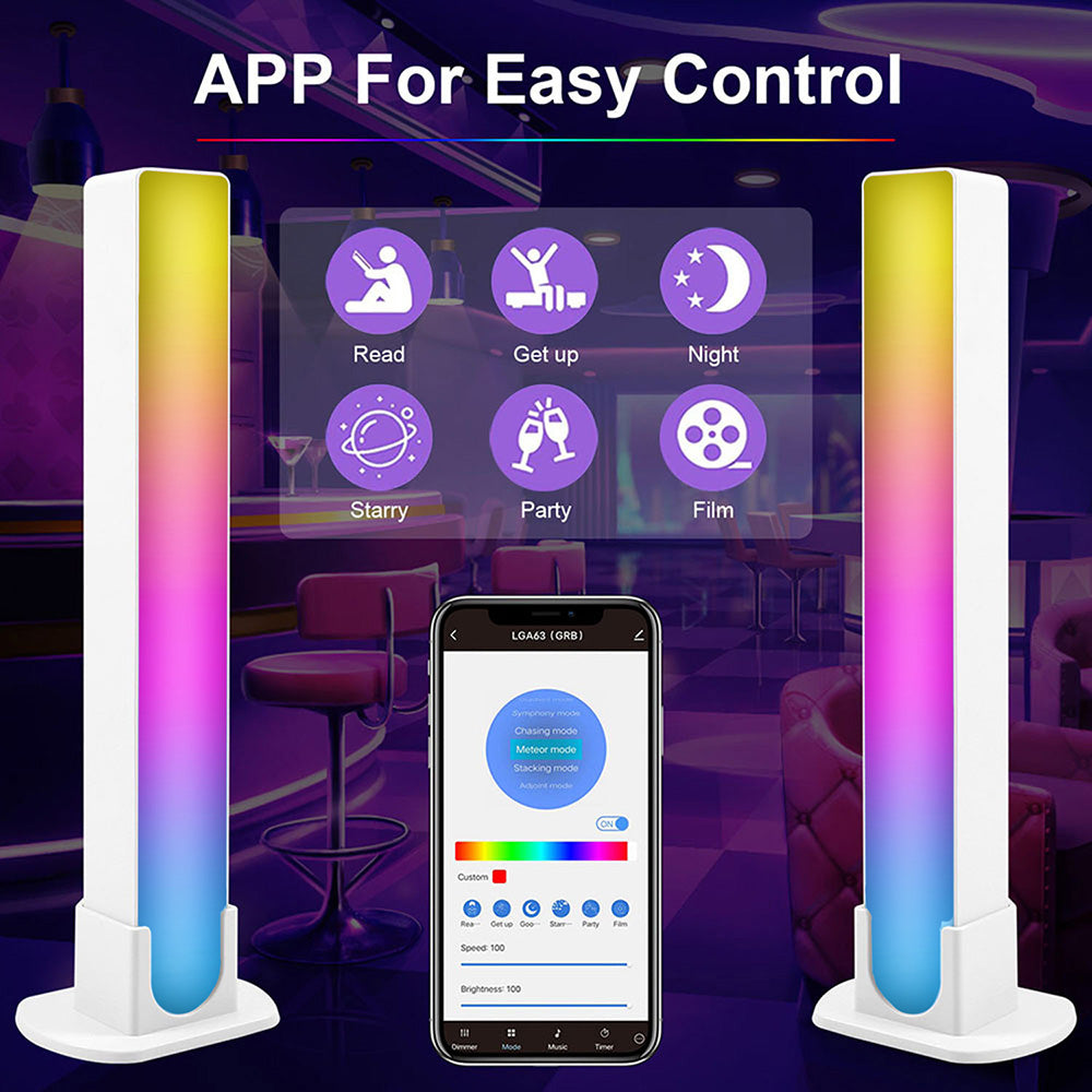 Smart RGB Light Bars for Gaming Desk TV Backlight and Room Decor view 7