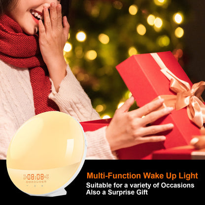 WiFi Smart Sunrise Alarm Clock Smart Wake Up Light for Bedroom view 8