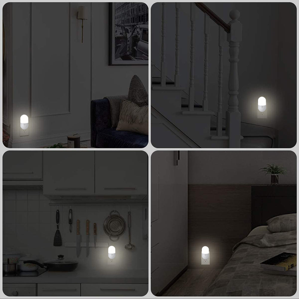 Plug in LED Night Light Lamp for Bedroom Hallway and Bathroom view 7
