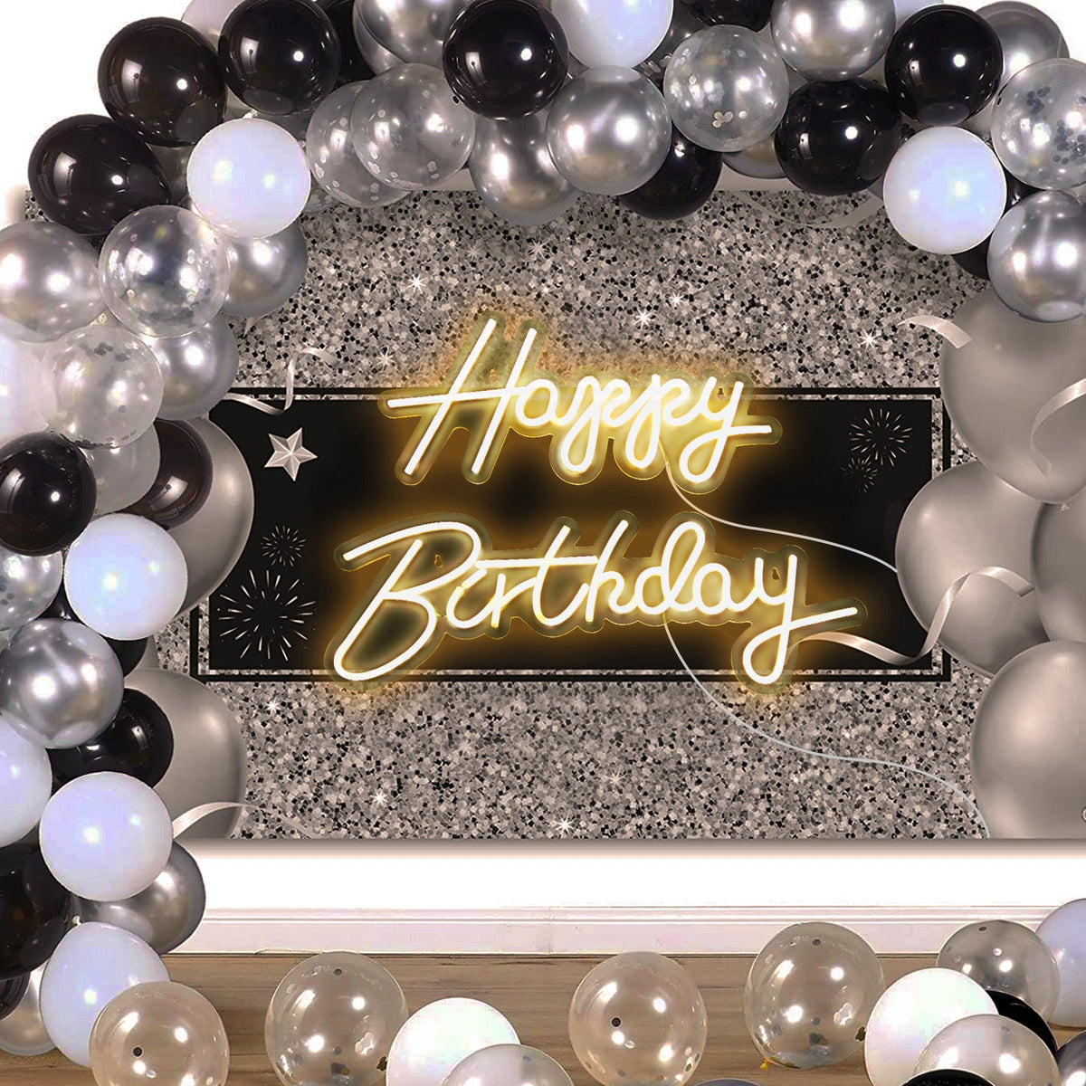 Happy Birthday LED Neon Sign Large Size for Bedroom Bar and Wall Decor view 4