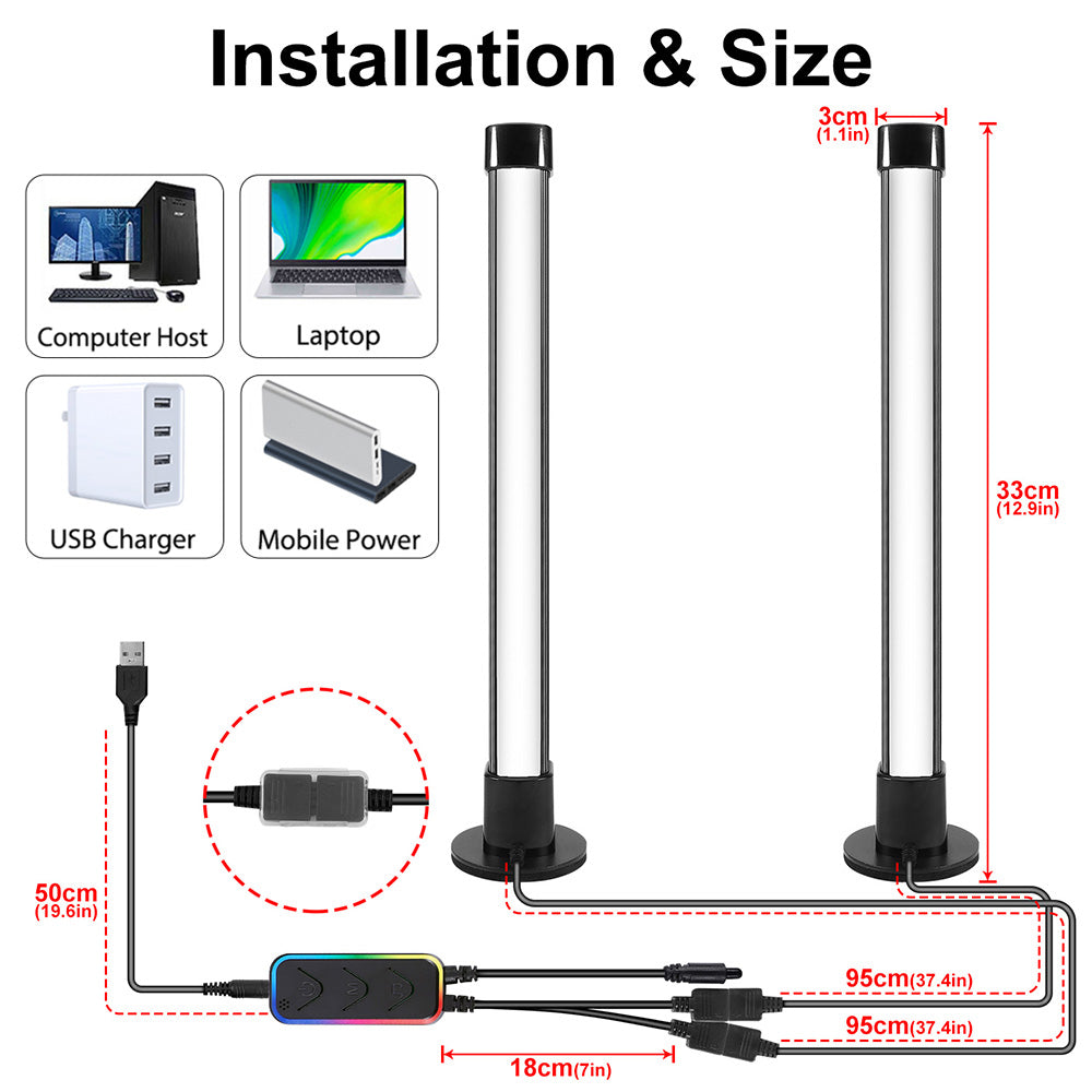 Music Sync LED Backlight for TV Desk Gaming Setup and Room Decor view 7