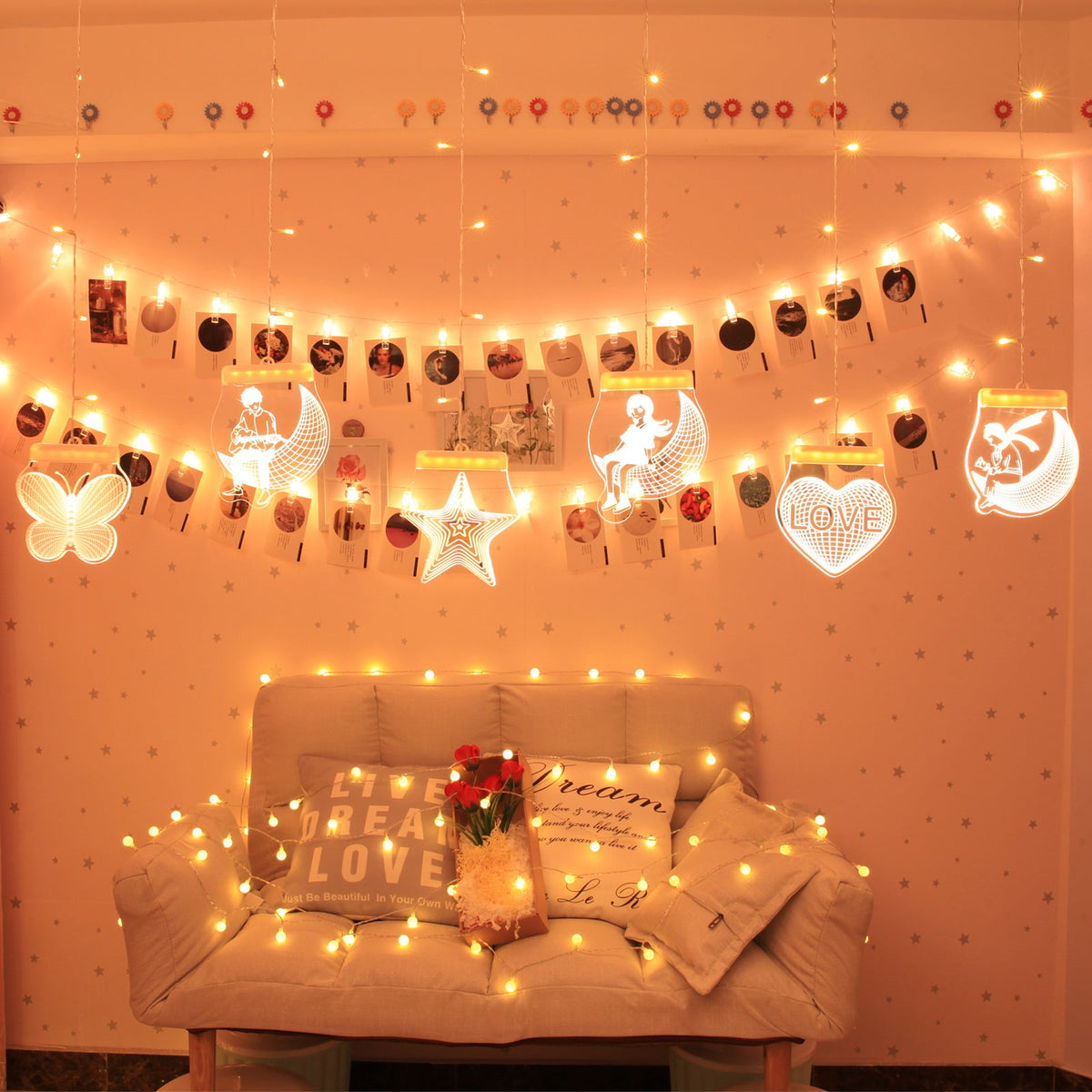 LED String Lights for Bedroom Party Wedding and Holiday Decor view 7