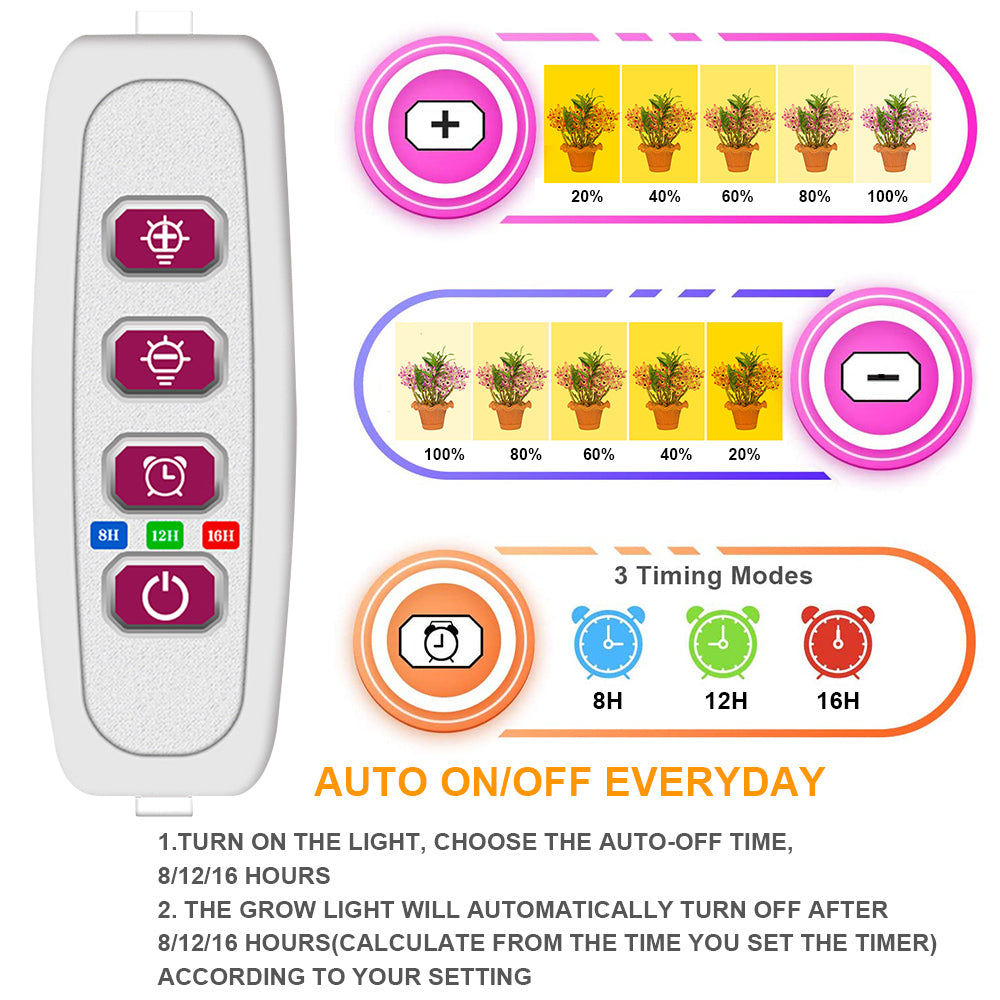Full Spectrum USB LED Plant Grow Light Sunlight for Seedlings view 4
