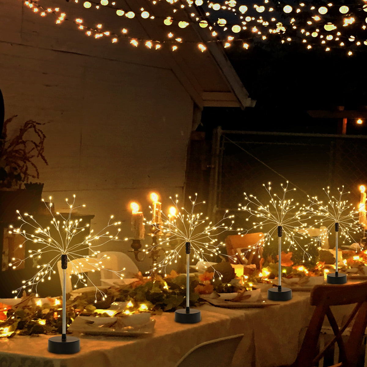 LED Firework Table Lights for Home Parties and Tabletop Decor view 7