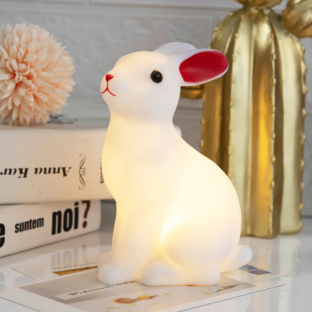 Rabbit Night Light Lamp for Bedroom Nursery and Kids Room Decor view 4
