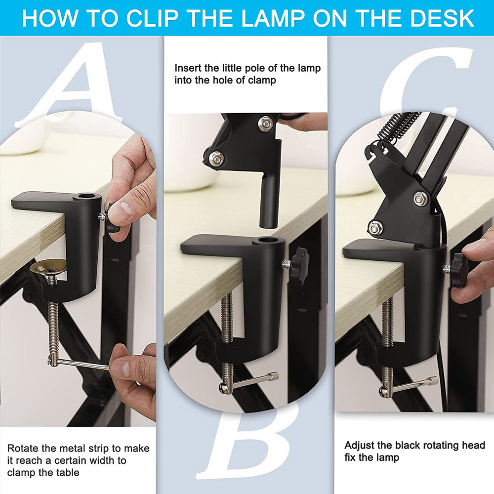 Magnifying Glass with Light and Stand 8 Diopter 2 in 1 Desk Lamp view 9