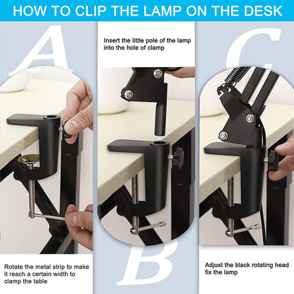 Magnifying Glass with Light and Stand 8 Diopter 2 in 1 Desk Lamp view 9