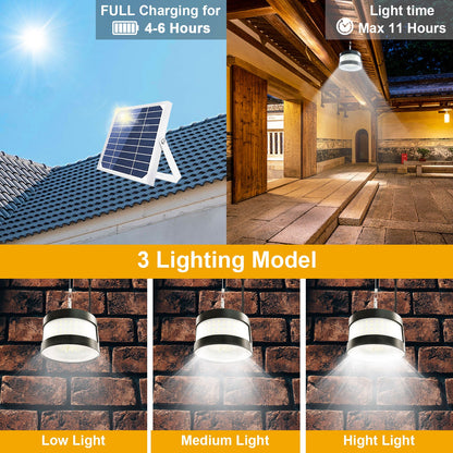 160 LED Outdoor Waterproof Solar Pendant Lights for Garden and Patio view 7