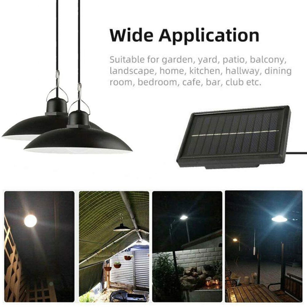 Waterproof Solar Vintage Pendant Lights for Garden Yard and Patio view 5