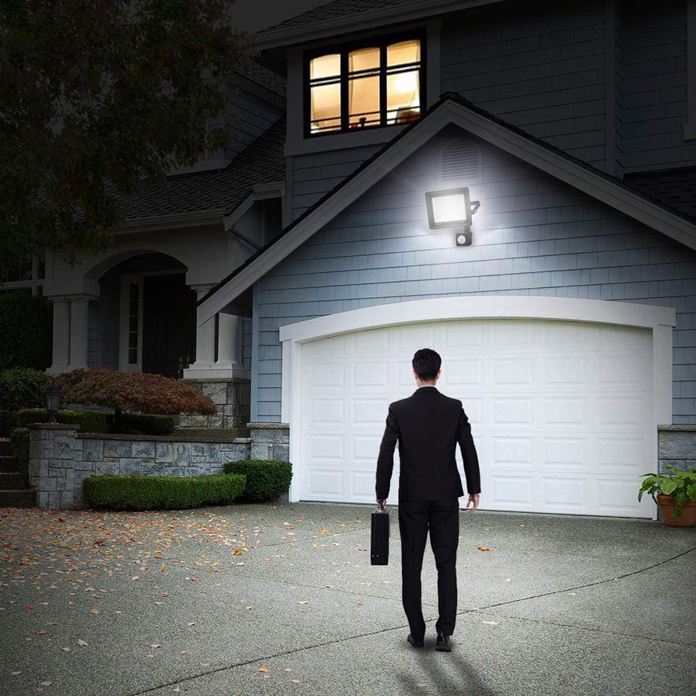 Outdoor PIR LED Motion Sensor Security Lights for Porch and Garage view 7