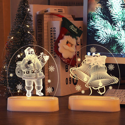 3D Illusion Night Lights Lamp for Bedroom Hallway and Bathroom view 7