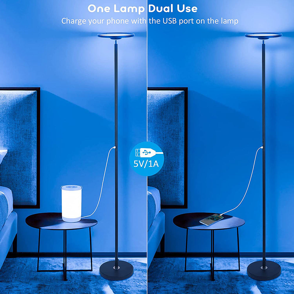 Smart Floor Lamp 2000 lm Ultra Bright Dimmable for Living Room view 7