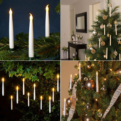LED Dripless Floating Flickering Candles for Home and Party Decor view 6