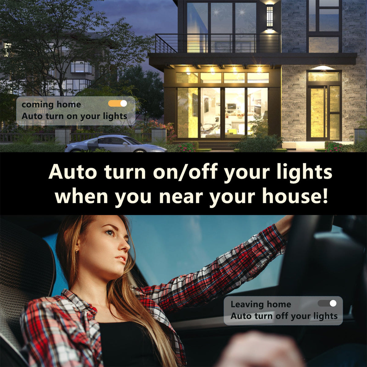 WiFi and Bluetooth Smart LED Ceiling Light Flush Mount for Bedroom view 8