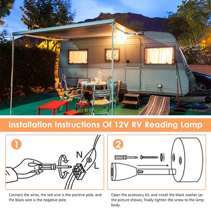 LED Spotlight Reading RV Interior Light for Bed and Travel Reading view 7
