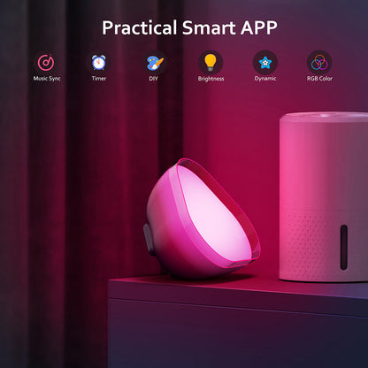 LED Smart Light Table Lamp for Bedroom Nightstand and Desk Decor view 6
