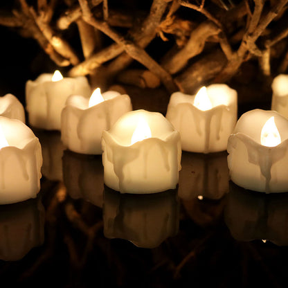 Flameless Flickering LED Tea Lights for Home Table and Party Decor view 5
