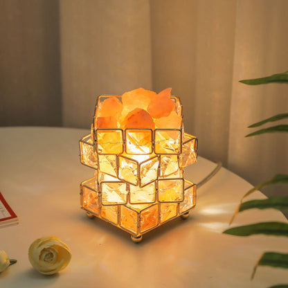 Crystal Night Light Table Lamp for Bedroom Nightstand and Desk view 9