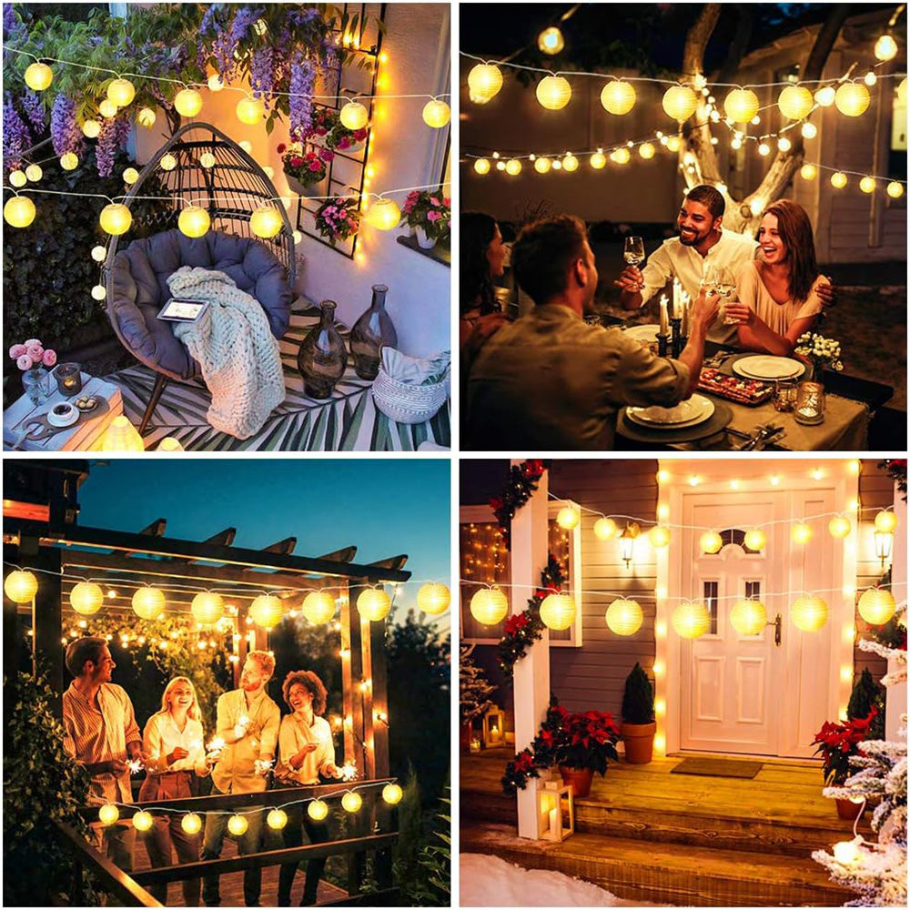 Lanterns String Lights for Patio Garden Party and Home Decor view 7