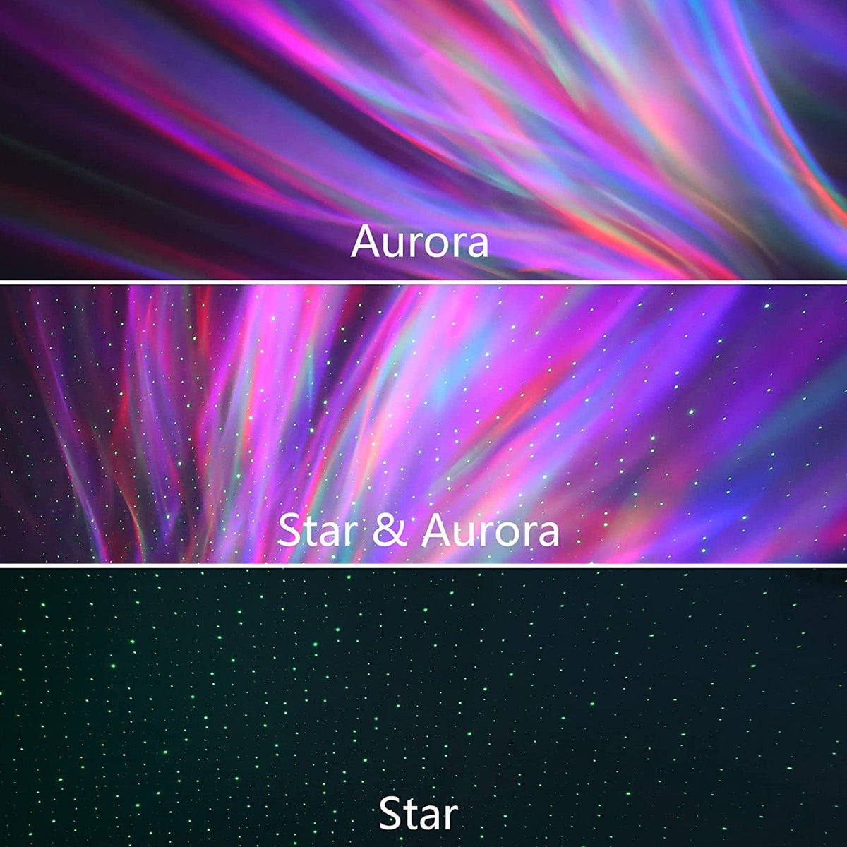 UFO Aurora Star Projector Night Light Lamp for Bedroom Ceiling view 11