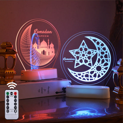 Mosque Light Ramadan Lantern Eid Mubarak Decoration Night Light view 2