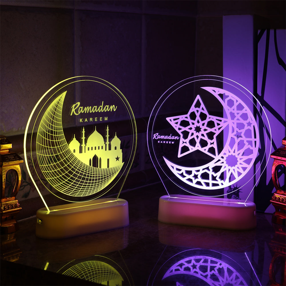 Mosque Light Ramadan Lantern Eid Mubarak Decoration Night Light view 10