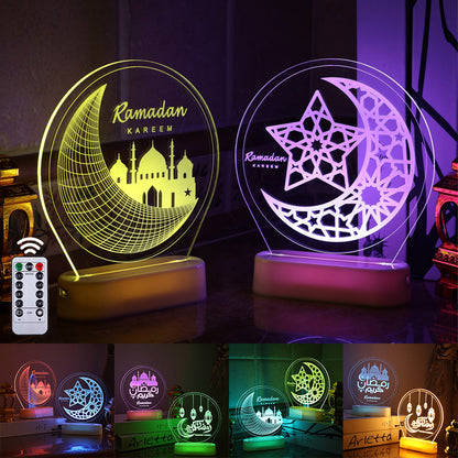 Mosque Light Ramadan Lantern Eid Mubarak Decoration Night Light view 15