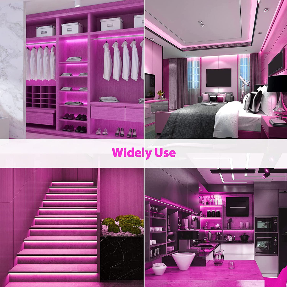 Waterproof Touch Switch Dimmable LED Neon Strip Light for Room Decor view 11