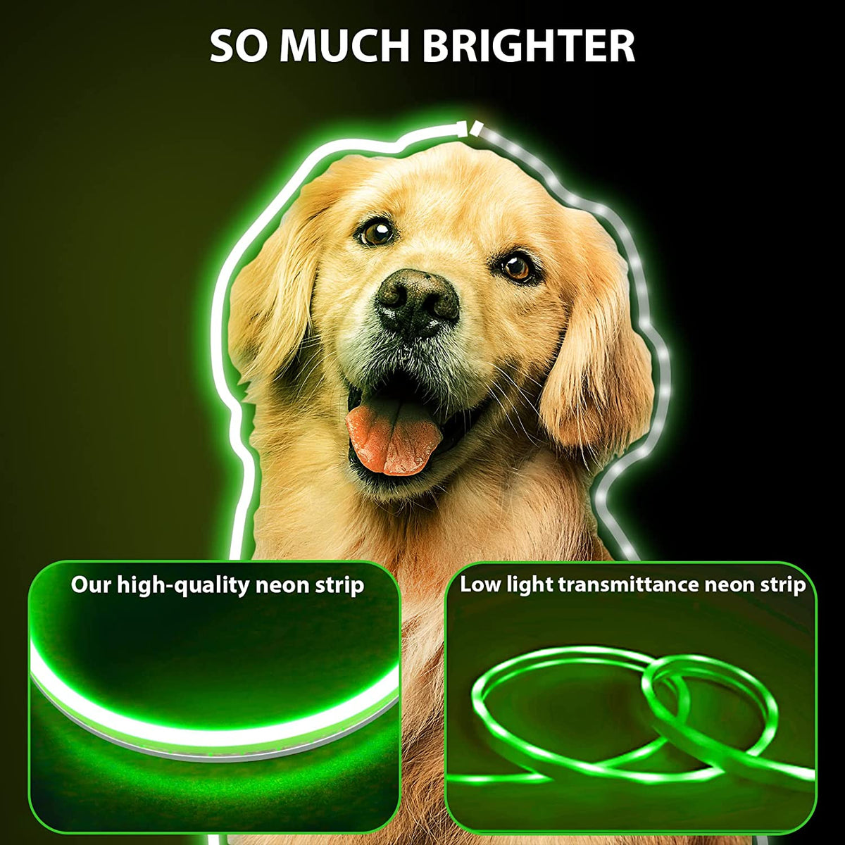 Waterproof Touch Switch Dimmable LED Neon Strip Light for Room Decor view 12