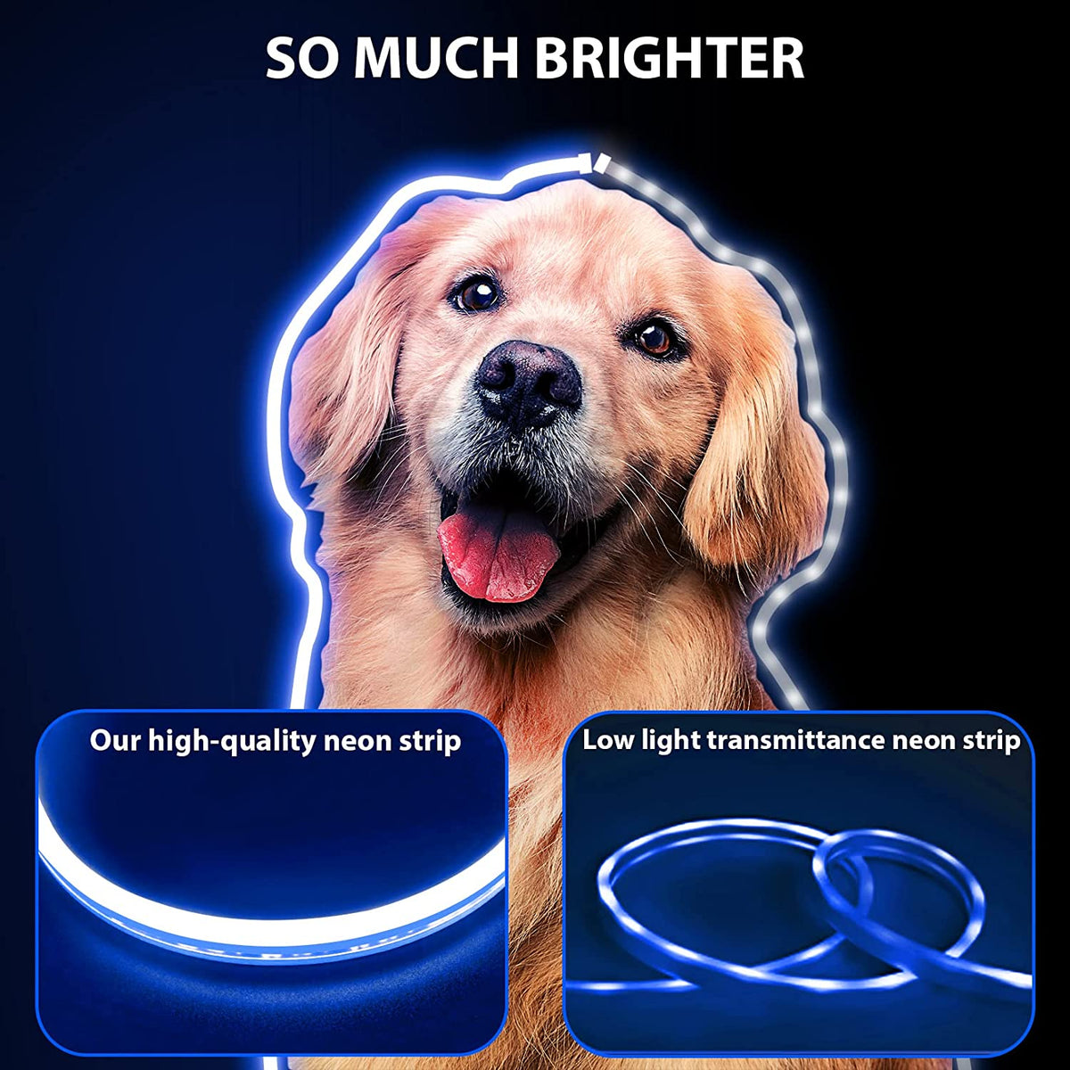 Waterproof Touch Switch Dimmable LED Neon Strip Light for Room Decor view 9