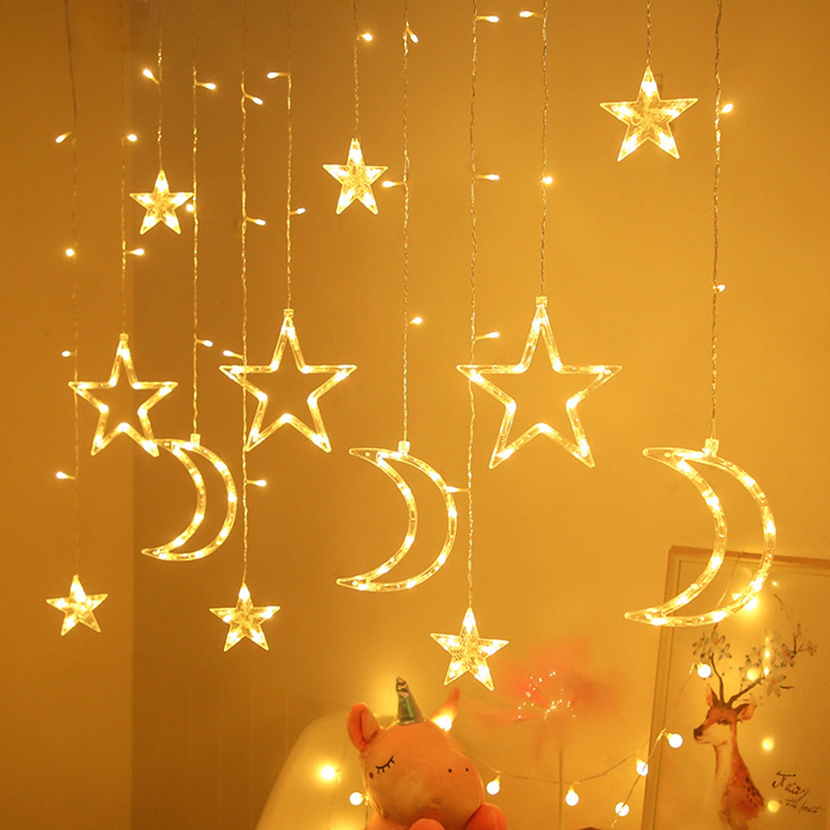Waterproof LED Curtain Icicle String Light 3M 120LEDs for Window Decor view 15